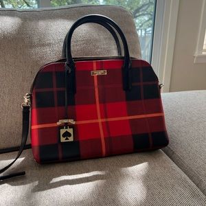Plaid Kate Spade purse